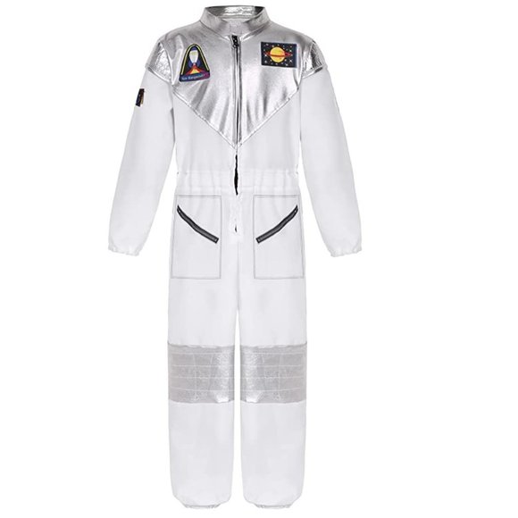 Boys Girls ASTRONAUT Space Explorer Halloween Costume Size Small 6/7 Med 8 NWT - Picture 3 of 4